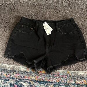 Aerie Black Jean Shorts
